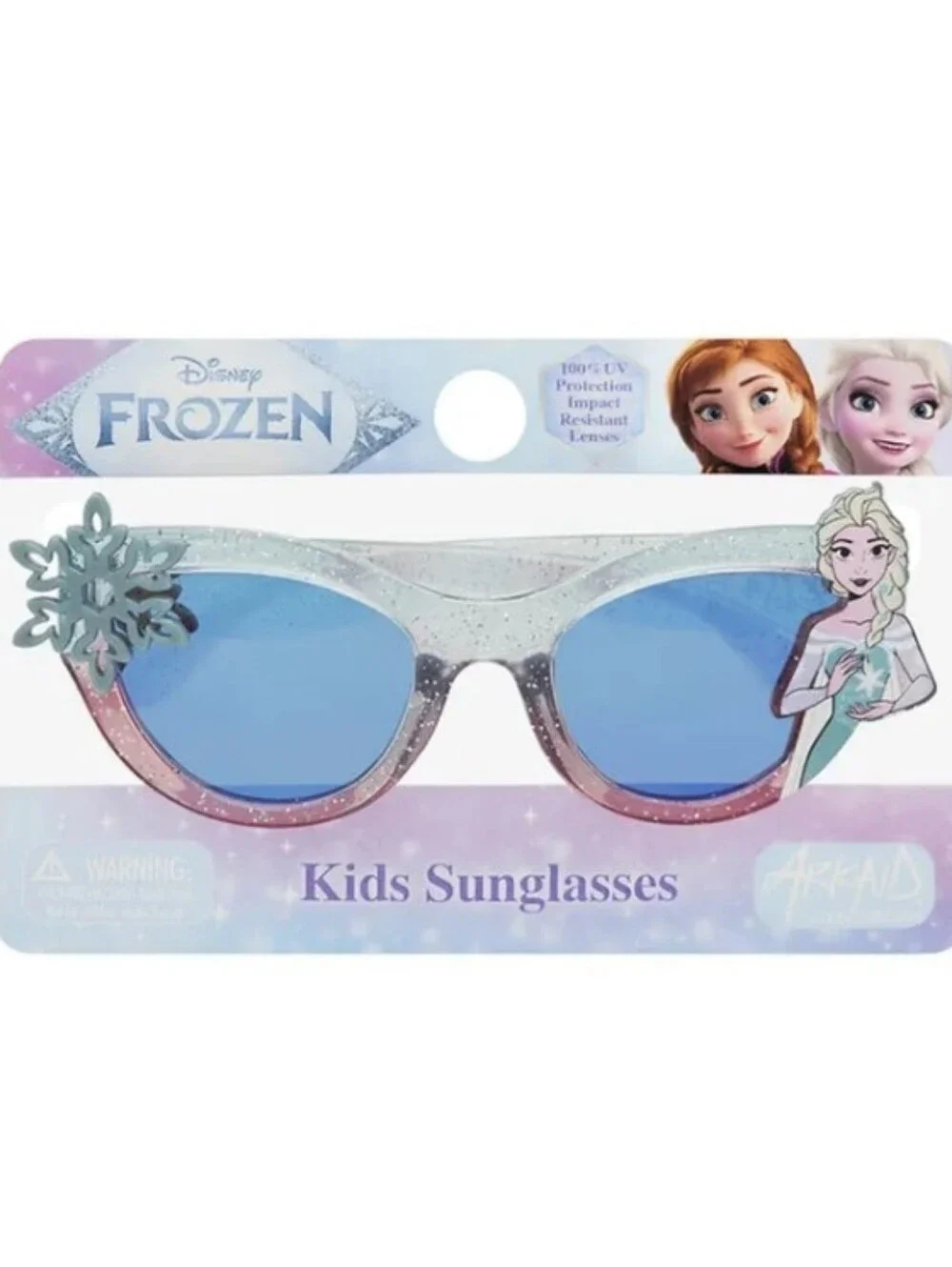 Sun-Staches Elsa Snowflake Cateye Kids Sunglasses